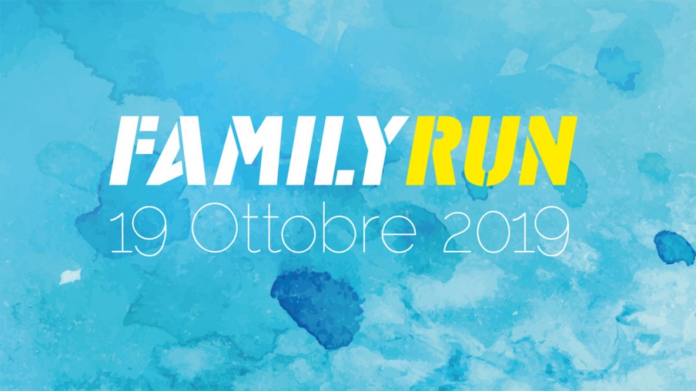 Locandina della Family Run 2019